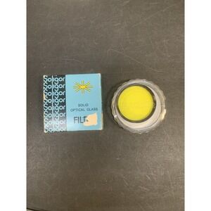55mm Screw-In Filter SOLIGOR K2 YELLOW B&W Contrast Made in JAPAN